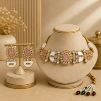 SHERA NOOR SET in Blush Pink
