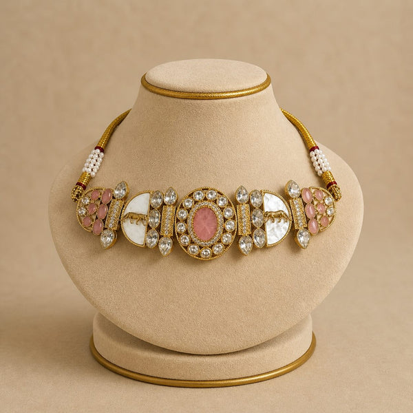 SHERA NOOR SET in Blush Pink