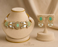 SHERA NOOR SET in a dreamy Mint Green