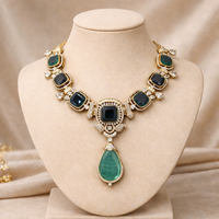 Zamarud Noor Set In Blue
