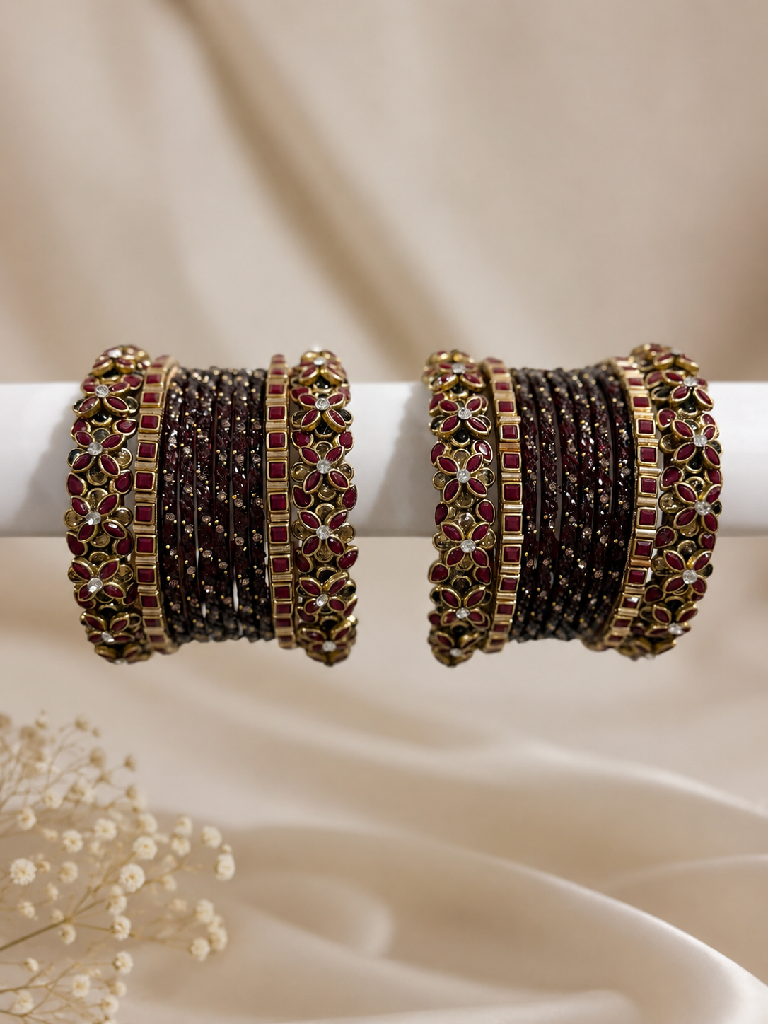Silk Thread & Premium Glass Bangles