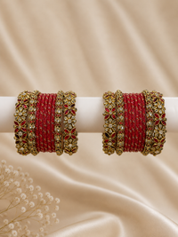 Silk Thread & Premium Glass Bangles