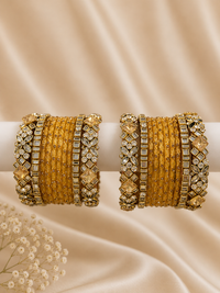 Silk Thread & Premium Glass Bangles