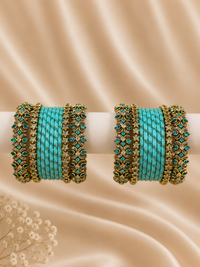 Silk Thread & Premium Glass Bangles